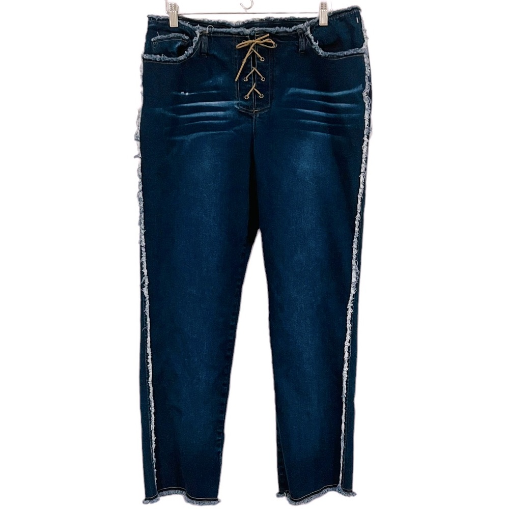 Vintage Y2K Lace Up Front Jeans